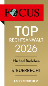 Michael Barleben - Focus Top Rechtsanwalt Steuerrecht 2026